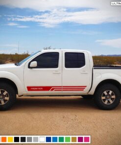 Stripes Vinyl Sticker Graphic Compatible with Nissan Frontier Navara