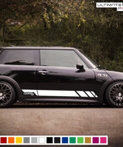 Sticker Decal Side Door Stripe Body Kit for Mini Cooper S Hatch