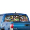 Bomb Sticker Perforated for Toyota Tacoma decal 2009 - Present