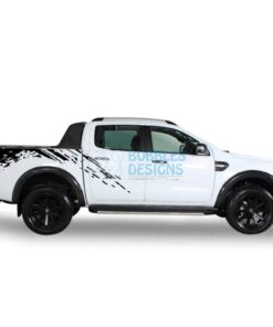 Sticker Design For Ford Ranger Double Cab 2011 - Present Black