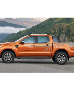 Sticker Design For Ford Ranger Double Cab 2011 - Present Gray