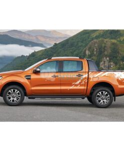 Sticker Design For Ford Ranger Double Cab 2011 - Present White