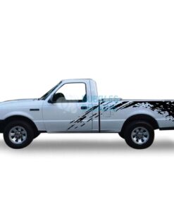 Sticker Design For Ford Ranger Regular Cab 1998 - 2012 Black