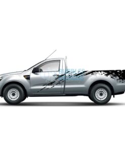 Sticker Design For Ford Ranger Regular Cab 2011 - Present Black