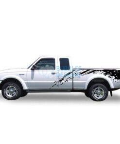 Sticker Design For Ford Ranger Super Cab 1998-2012 Black