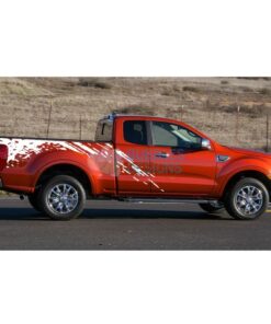 Sticker Design For Ford Ranger Super Cab 2011 - Present White