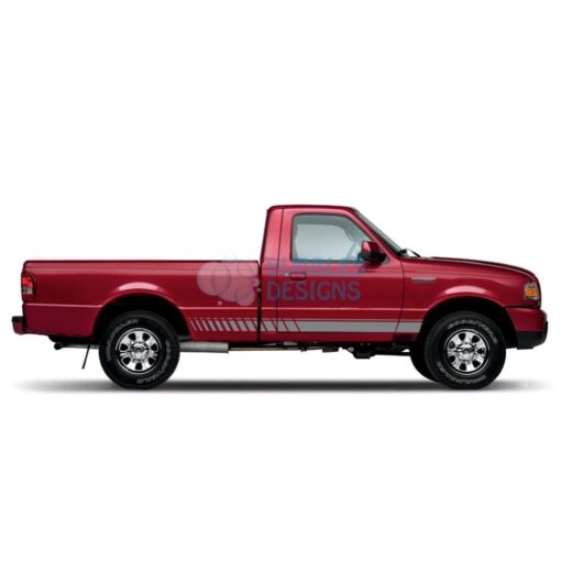 Sticker For Ford Ranger Regular Cab 1998 - 2012 Gray