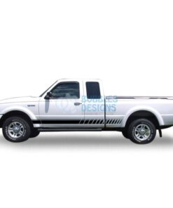 Sticker For Ford Ranger Super Cab 1998-2012 Black