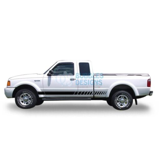 Sticker For Ford Ranger Super Cab 1998-2012 Black