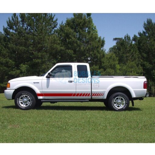 Sticker For Ford Ranger Super Cab 1998-2012 Red