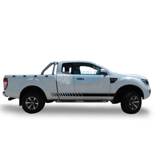 Sticker For Ford Ranger Super Cab 2011 - Present Black