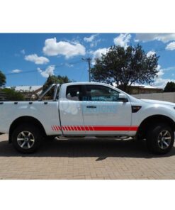 Sticker For Ford Ranger Super Cab 2011 - Present Red