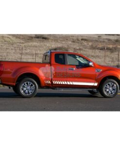 Sticker For Ford Ranger Super Cab 2011 - Present White