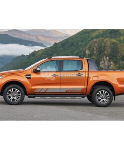 Sticker Vinyl Decal Design For Ford Ranger Double Cab 2011 - Present Gray
