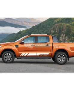 Sticker Vinyl Decal Design For Ford Ranger Double Cab 2011 - Present White