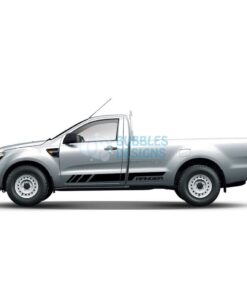 Sticker Vinyl Decal Design For Ford Ranger Regular Cab 2011 - Present Black