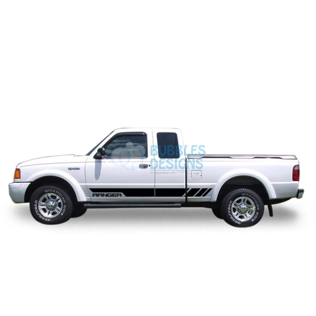 Sticker vinyl decal design for Ford Ranger Super Cab 1998-2012