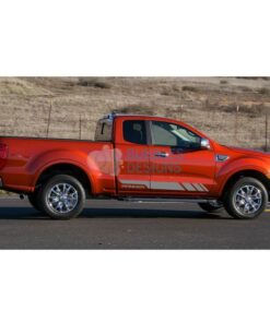 Sticker Vinyl Decal Design For Ford Ranger Super Cab 2011 - Present Gray