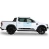 Sticker Vinyl Design For Ford Ranger Double Cab 2011 - Present Black