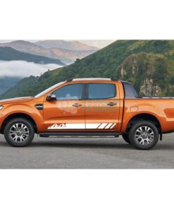 Sticker Vinyl Design For Ford Ranger Double Cab 2011 - Present White