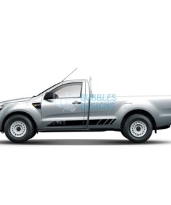 Sticker Vinyl Design For Ford Ranger Regular Cab 2011 - Present Black