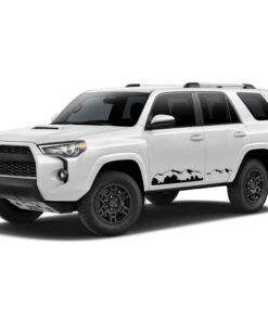 Mountain Door Side Decal Sticker Vinyl Side Stripe Kit Compatible with Toyota 4Runner 2009-Present