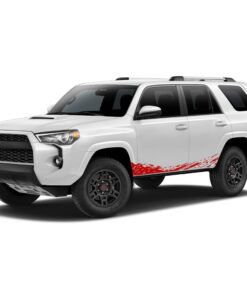 Lower Decal Sticker Vinyl Side Stripe Kit Compatible with Toyota 4Runner 2009-Present