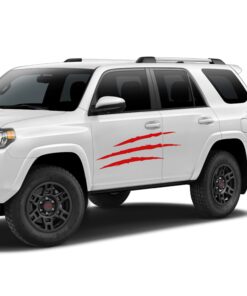 Decal Sticker Vinyl Side Scratch Stripe Kit Compatible with Toyota 4Runner 2009-Present 