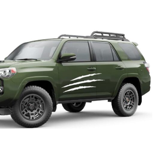 Decal Sticker Vinyl Side Scratch Stripe Kit Compatible with Toyota 4Runner 2009-Present