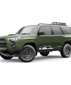 Mountain Door Side Decal Sticker Vinyl Side Stripe Kit Compatible with Toyota 4Runner 2009-Present