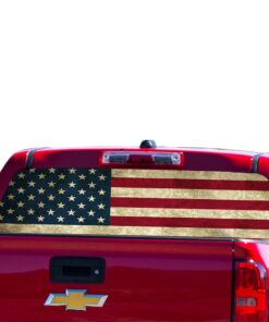 USA Flag Perforated for Chevrolet Colorado decal 2015 - Present