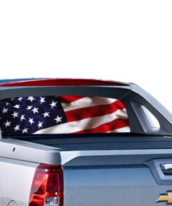 USA 1 Perforated for Chevrolet Avalanche decal 2015 - Present