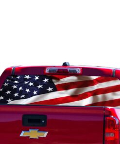 USA 1 Flag Perforated for Chevrolet Colorado decal 2015 - Present