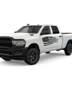 Usa Flack Stickers Door Decals Graphics Vinyl For Dodge Ram Crew Cab 2500 Side Door Sticker