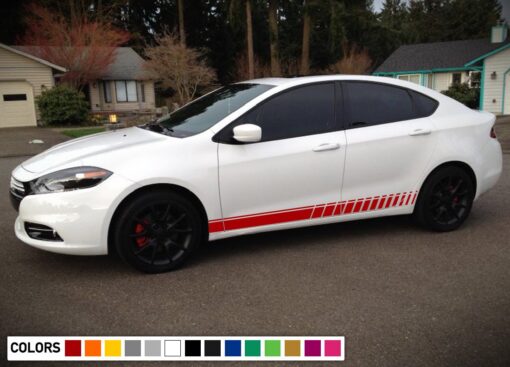 Door Stripes Decal Vinyl Racing For Dodge Dart 2015 - Present