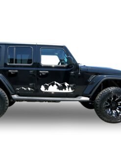Decal mountain Compatible with Jeep Wrangler 2019-Present