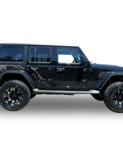 Decal bed mud spalsh Compatible with Jeep JL Wrangler 2019-Present