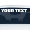 Custom Windshield Decal Banner