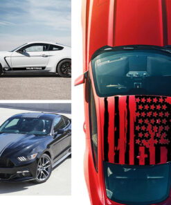 kit set Decal Sticker Vinyl Compatible with Ford Mustang